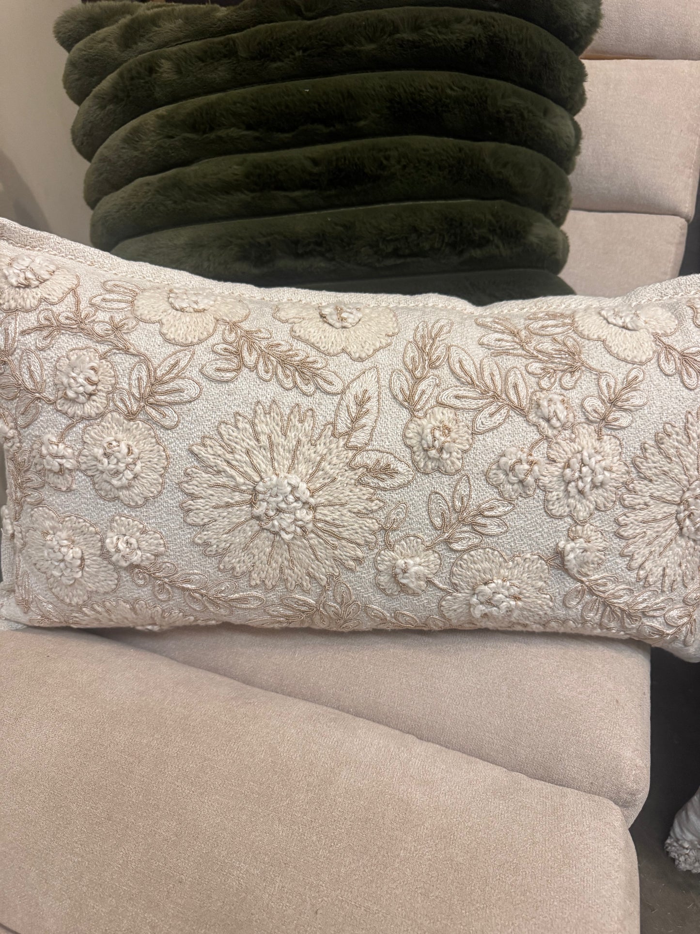 Embroidered Lumbar