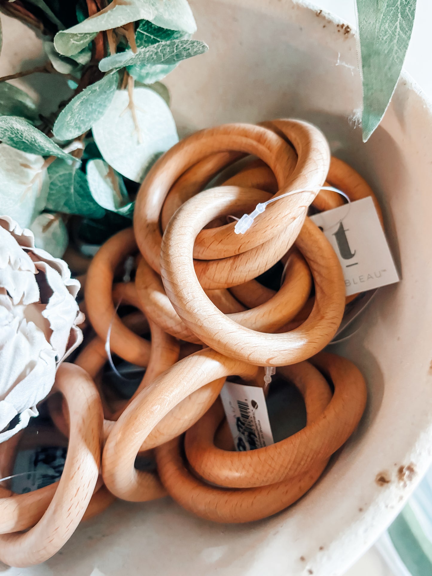 Interlocking Wooden Napkin Ring