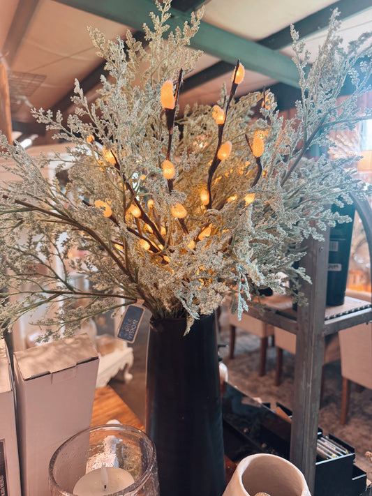 Natural Pussy Willow 60 Light LED
