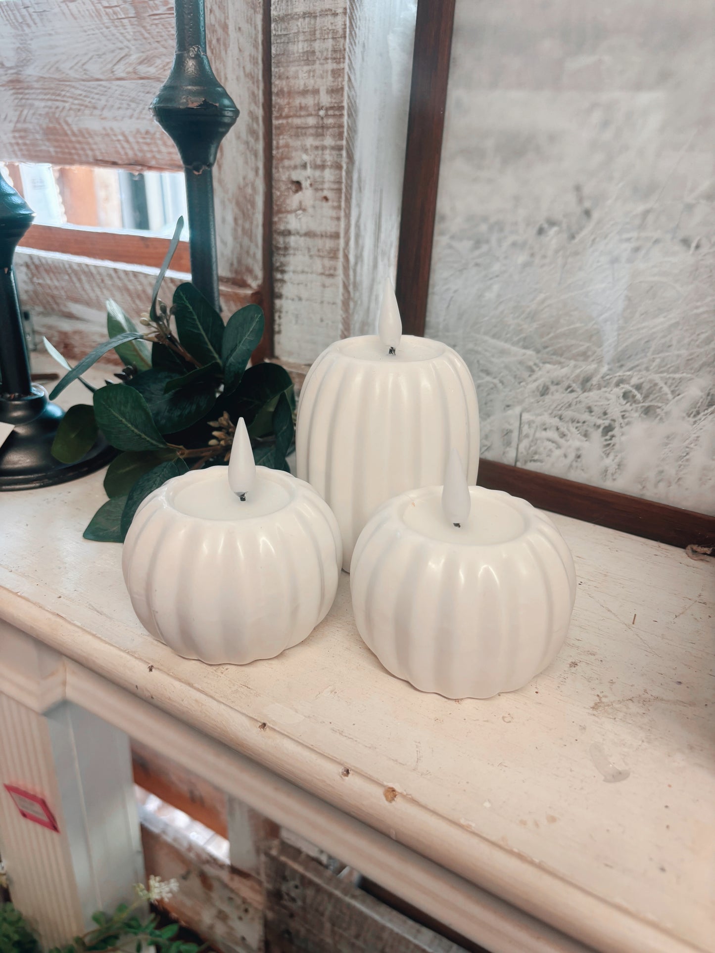 Pumpkin LED Candles