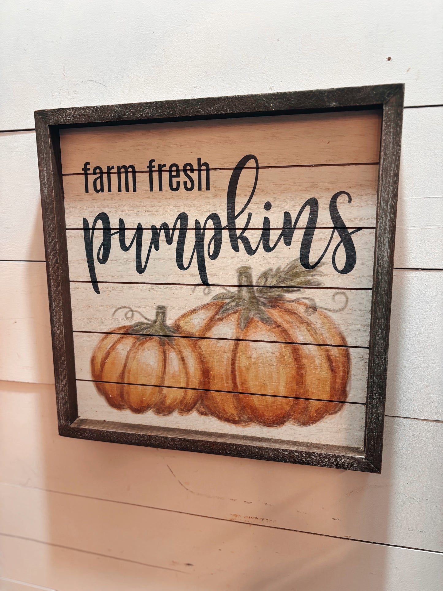 Farm Fresh Pumpkins Sign