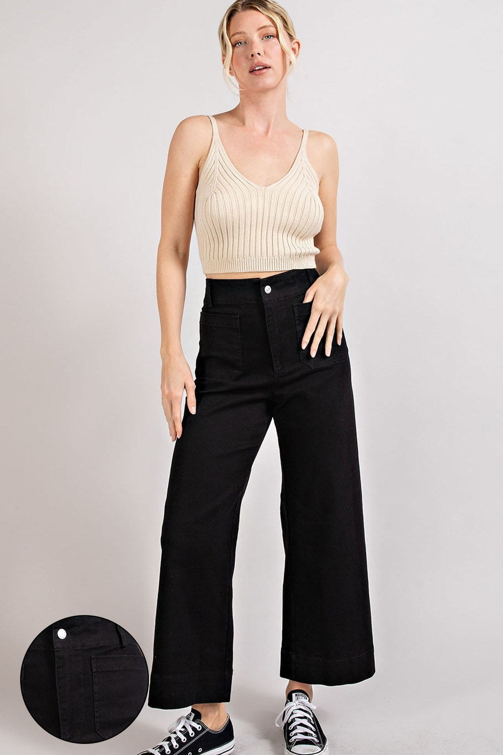 Black Wide Leg Pants