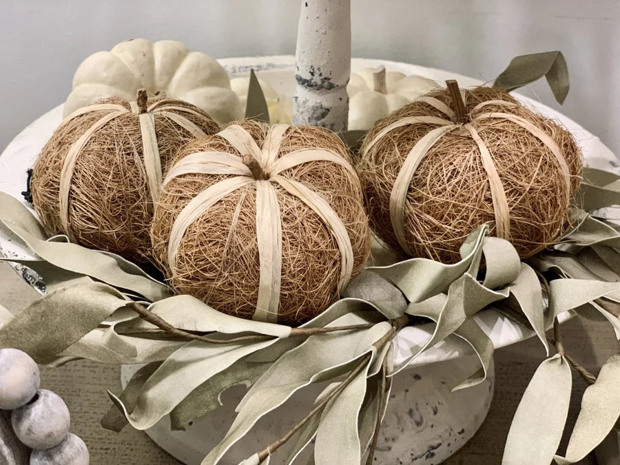 Dried Coco Fiber Pumpkins