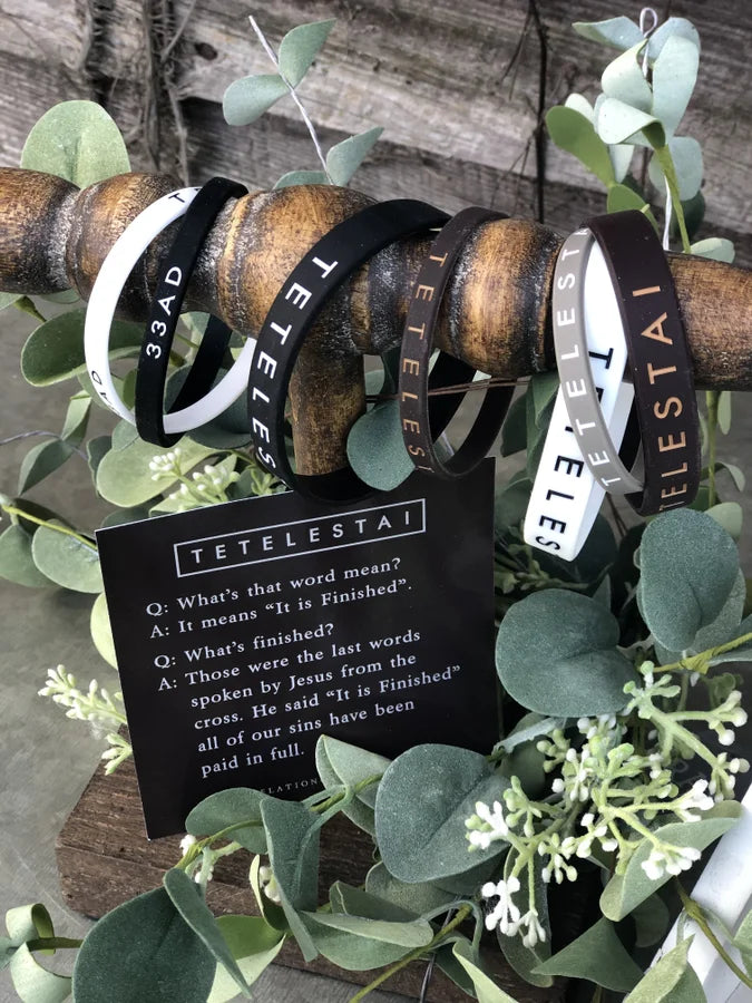 Tetelestai Bracelet Wide