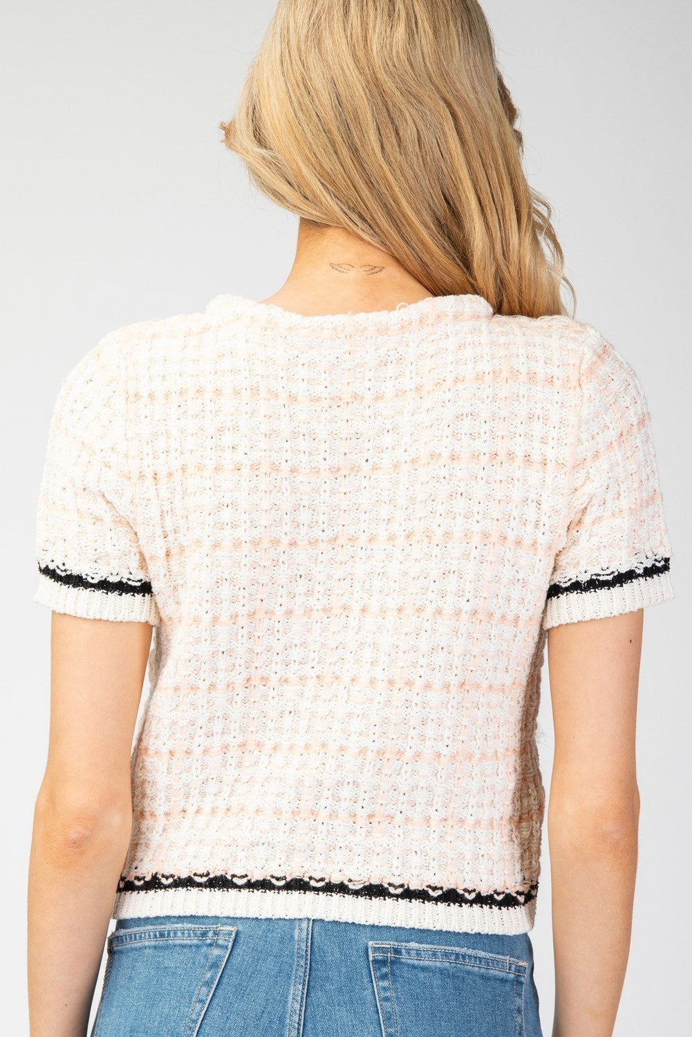 Apricot Pocket Sweater