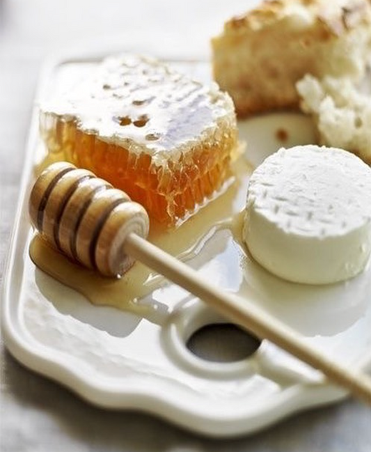 Raw Honeycomb & Wildflower Honey 3oz