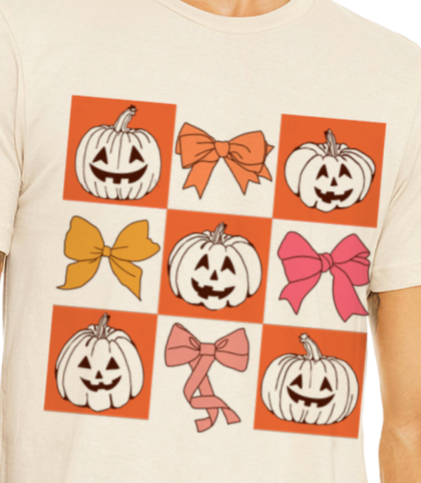 Pumpkins & Bows Graphic Tee