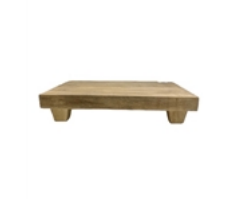 Sun Bleached Riser Wood Lg L 15  x W 10" x H 4"