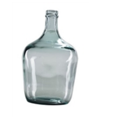 Clear Smooth Recycled Glass Carafe 4L
