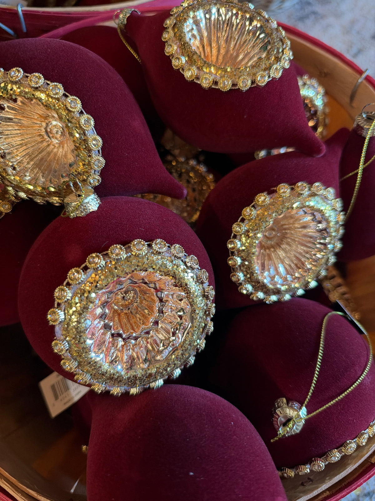 Maroon Reflector Orn