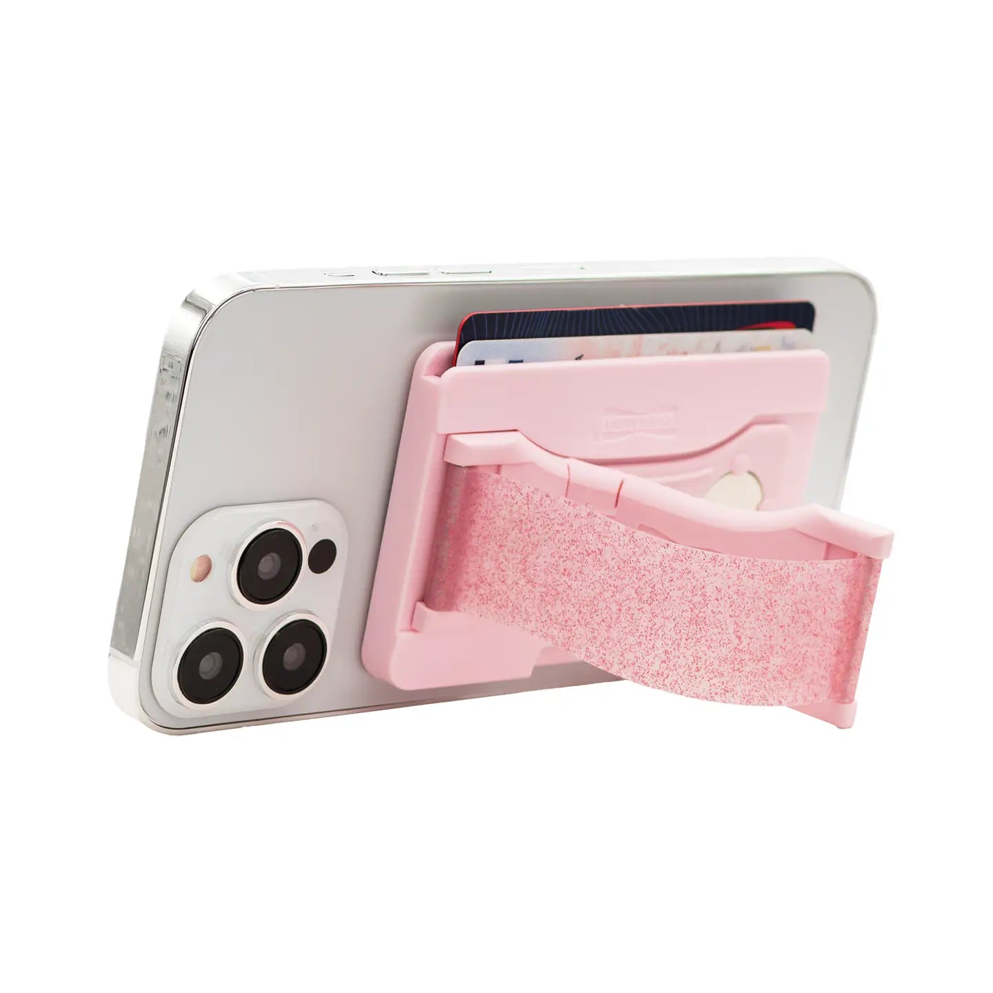 Pink Magnetic Phone Wallet for MagSafe