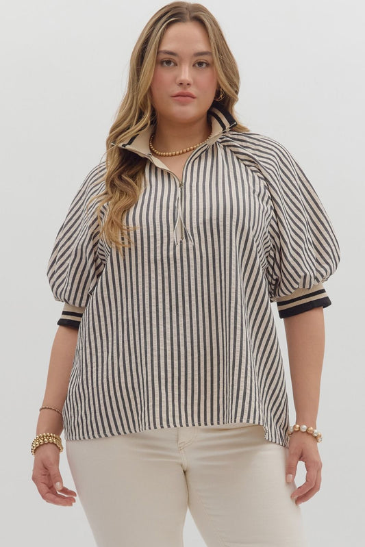 Half-Zip in Plus