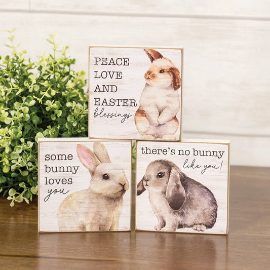 Bunny Love Square Blocks