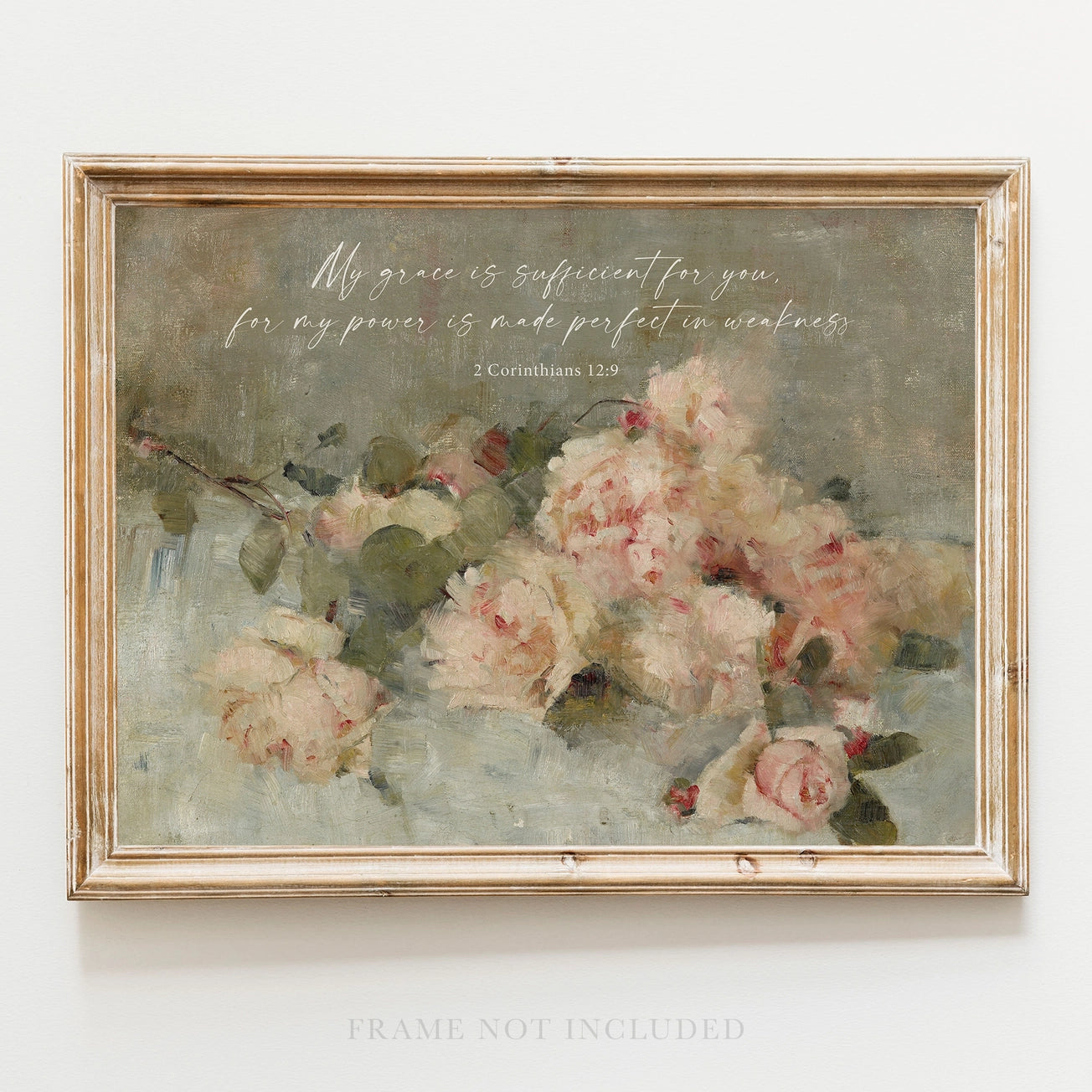 Grace Is Sufficient Print – The Farmhouse