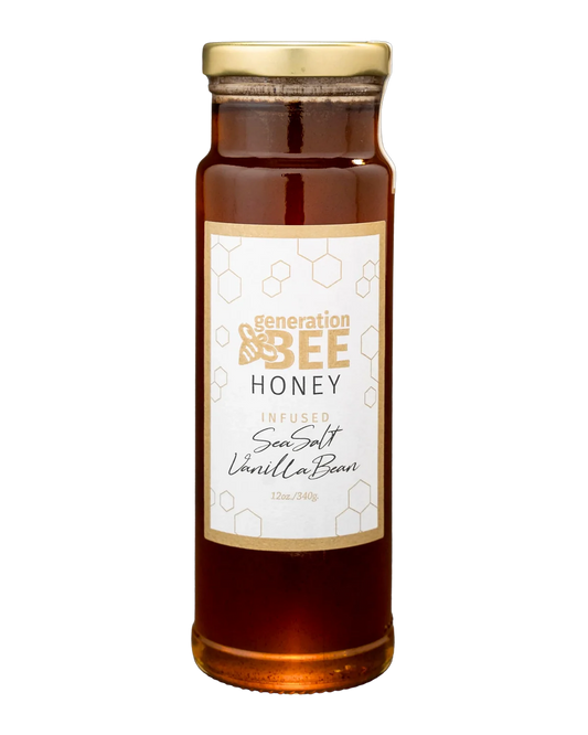 Sea Salt Vanilla Bean Flavored Honey