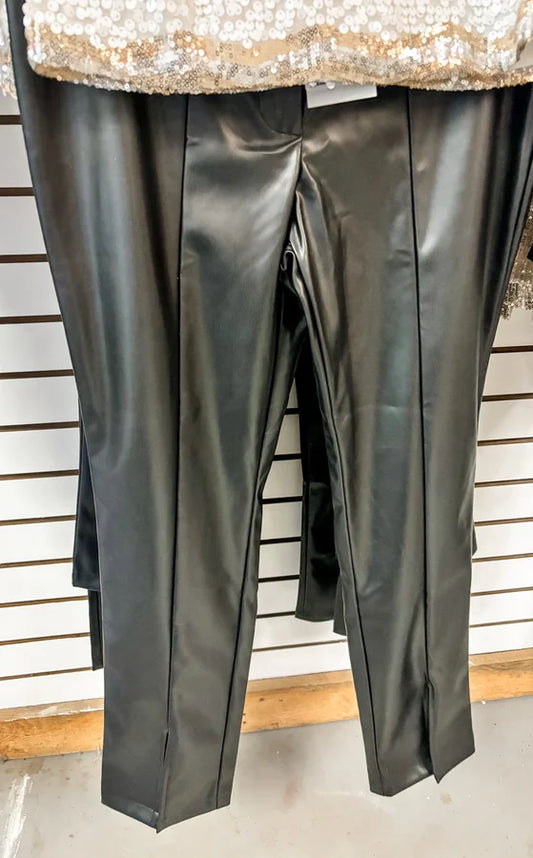 Black Leather Pants